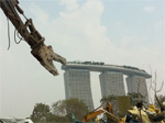 Demolition Works at Marina South
