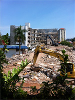 Demolition at Wishart Road